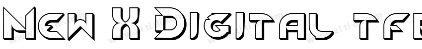 New X Digital tfb Li字体转换